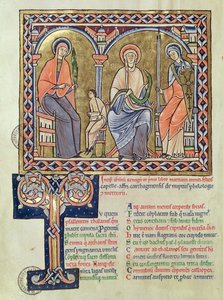 Grammatica, dialect en retoriek uit Satyricon door Martianus Capella, ca. 1200 door French School