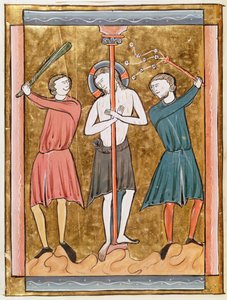 Ms 3016 fol.17v De Geseling, uit Psautier a lUsage de Paris