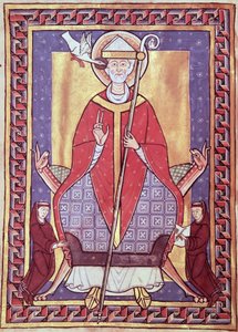 St. Gregorius, uit Extrait de ses Oeuvres door French School