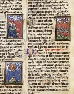 Ms 320 Fol.197 Kometen, uit 