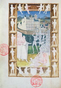 Ms 473 De kindermoord, onvoltooide miniatuur uit de Heures de Charles de France, ca.1466-69