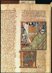 De marteling van Brunhilda uit Des Hommes Illustres, c.1460