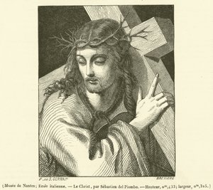 Musee de Nantes, Italiaanse School, De Christus door French School