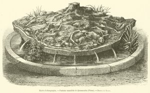 Etnografisch Museum, Monolithische fontein van Quonncacha, Peru