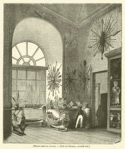 Maritiem museum in het Louvre, La Perouse zaal, tweede zicht door French School