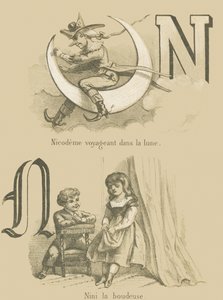 Nicodeme reist op de maan / Nini de Dumping door French School