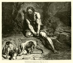 Nebukadnezar verandert in een beest