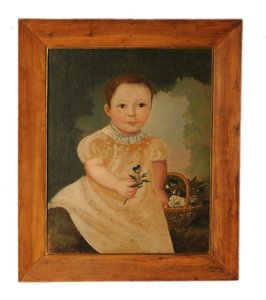 Naïef portret van een jongen
