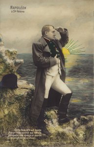 Napoleon Bonaparte (kleurenlitho)