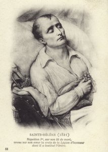 Napoleon op zijn sterfbed
