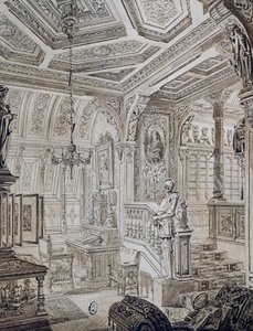 Studie in Neo-Renaissance stijl door C. Gosse