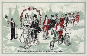Nieuw eeuw - de trouwfiets