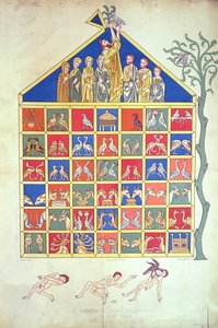 De Ark van Noach, facsimile van een origineel 12e-eeuws manuscript, 19e eeuw