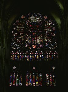 Noord transept raam