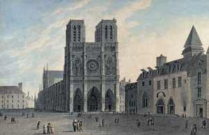 Notre Dame, begin negentiende eeuw