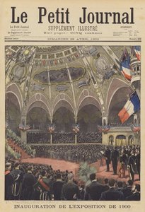 Opening van de Exposition Universelle van 1900 in Parijs door French School