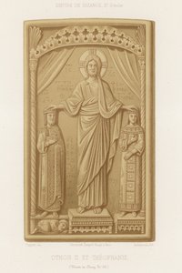 Otto II en Theophanu door French School