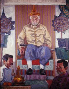 Oun Kham (1811-95), koning van Luang Prabang, Laos door French School