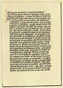 Pagina uit Paus Gregorius