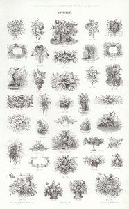 Pagina uit Vignettes Typographiques door French School