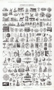 Pagina uit Vignettes Typographiques door French School