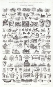 Pagina uit Vignettes Typographiques door French School