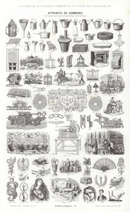 Pagina uit Vignettes Typographiques door French School
