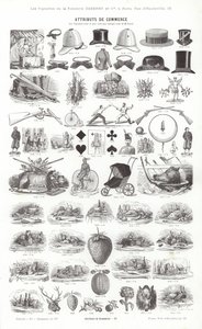 Pagina uit Vignettes Typographiques door French School