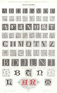 Pagina uit Vignettes Typographiques door French School