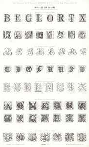 Pagina uit Vignettes Typographiques door French School