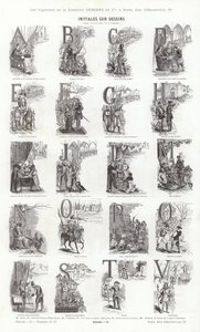 Pagina uit Vignettes Typographiques door French School