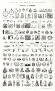 Pagina uit Vignettes Typographiques door French School