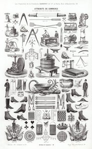 Pagina uit Vignettes Typographiques door French School