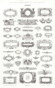 Pagina uit Vignettes Typographiques door French School