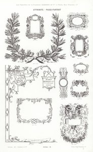 Pagina uit Vignettes Typographiques door French School