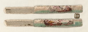 Een paar jarretels, ca. 1770-90