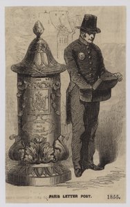 Parijs Briefpost, 1855