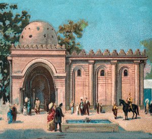 Parijs. Wereldtentoonstelling van 1889: Perzisch Paviljoen.