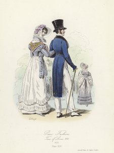 Parijse mode, tijd van Lodewijk XVIII