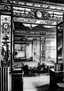 Parijs, binnen in het café, de Grand Vefour door French School