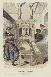Parijse drukkerij, 15e eeuw