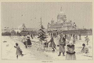 Schaatsen op de Neva door French School