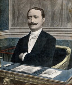 Paul Deschanel (1855-1922), nieuwe voorzitter van de Kamer van Afgevaardigden - Voorpagina van de krant Le Petit Journal, 26 juni door French School