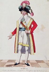Paul Francois Jean Nicolas (1755-1829) Vicomte de Barras (gekleurd gravure) door French School