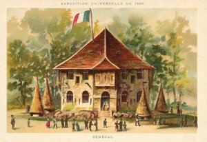 Paviljoen van Senegal, Exposition Universelle 1889, Parijs