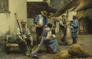 Betaling aan de oogsters door French School