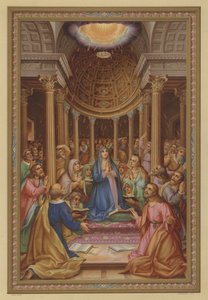 Pinksteren (chromolitho)