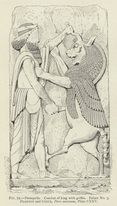 Persepolis, Gevecht van koning met griffioen, Paleis nr. 3 door French School