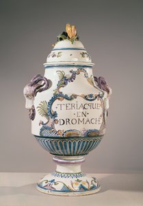 Farmaceutische pot (faience)