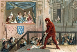 Filips IV, bekend als de Schone. door French School